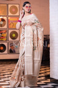 Digital Print Saree Beige Digital Print Saree saree online