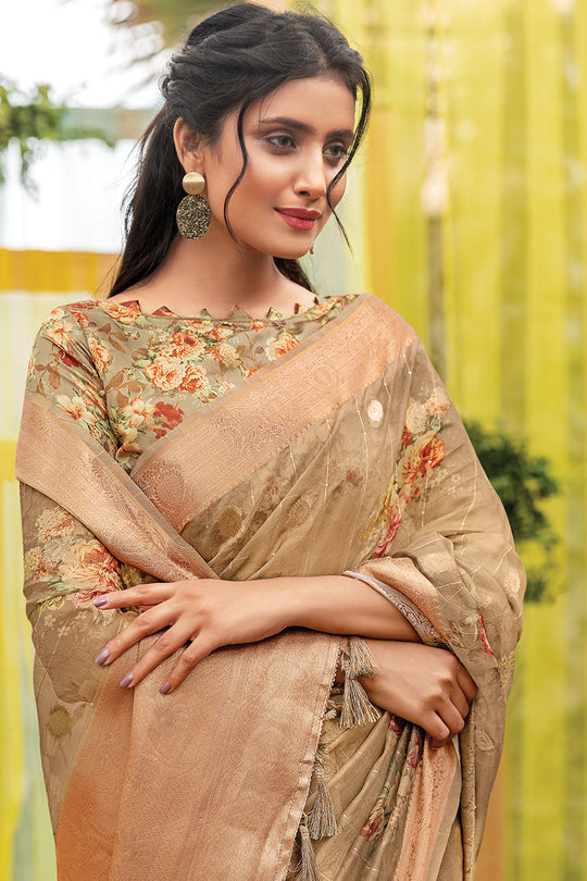 digital print saree