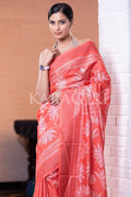 Digital Print Saree Bright Red Kantha Digital Print Saree saree online