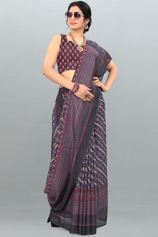 digital print saree