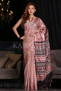 Digital Print Saree Chesnut Brown Digital Print Saree saree online