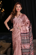 Digital Print Saree Chesnut Brown Digital Print Saree saree online