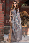 Digital Print Saree Cinder Grey Digital Print Saree saree online