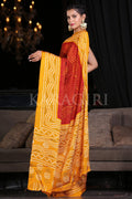 Digital Print Saree Cinnamon Brown Digital Print Saree saree online