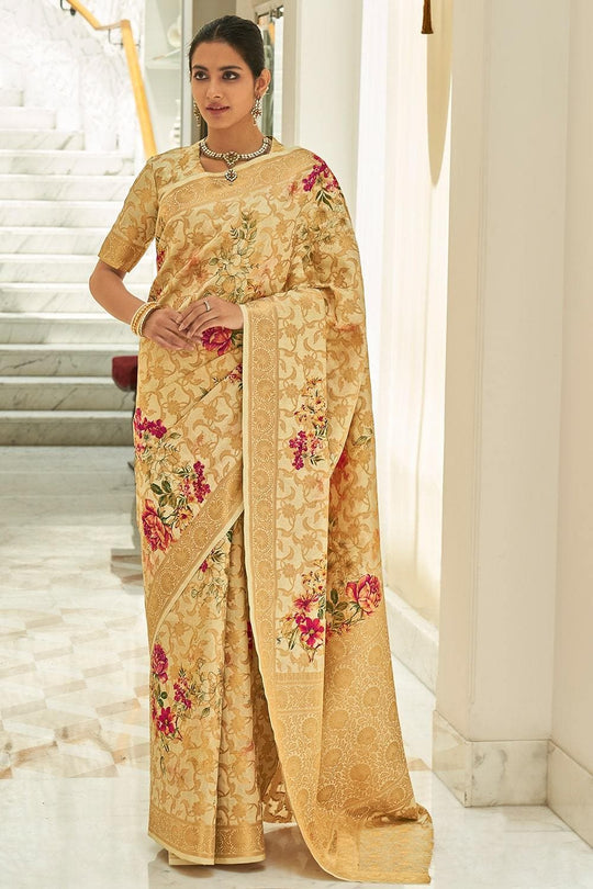 digital print saree