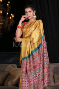 Digital Print Saree Dandelion Yellow Digital Print Saree saree online