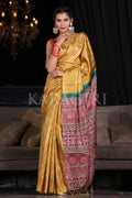 Digital Print Saree Dandelion Yellow Digital Print Saree saree online