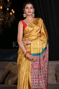 Digital Print Saree Dandelion Yellow Digital Print Saree saree online