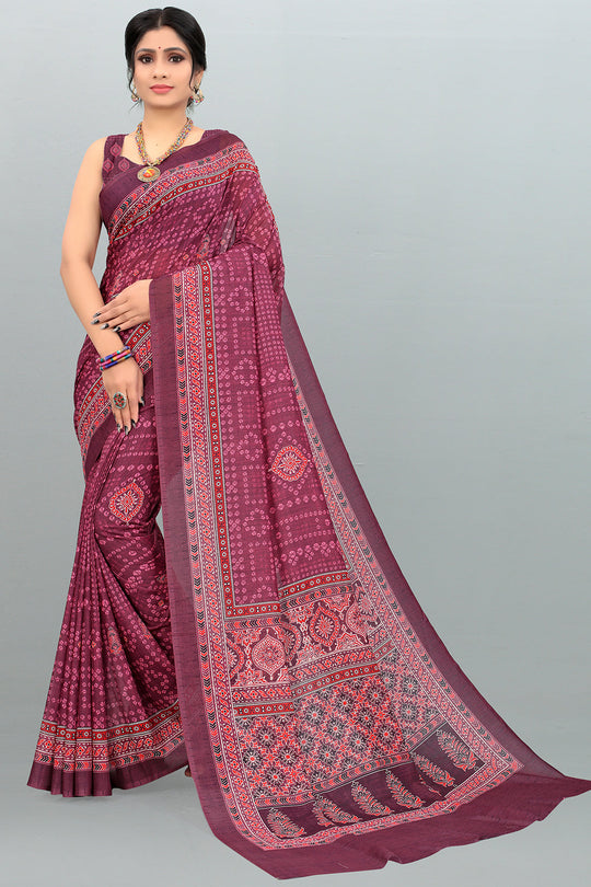 digital print saree