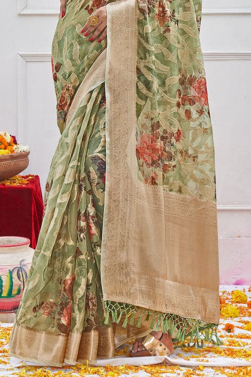 printed saree