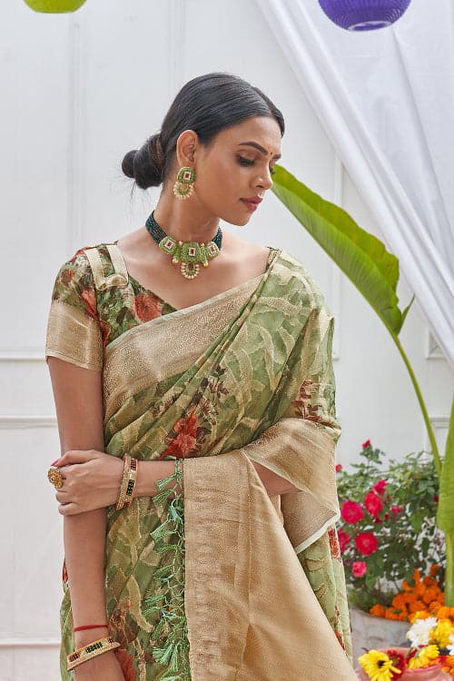 digital print sarees