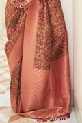 Digital Print Saree Flamingo Pink Digital Print Saree saree online