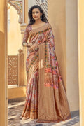 Digital Print Saree Flamingo Pink Digital Print Saree saree online