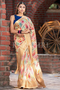Digital Print Saree Golden Yellow Digital Print Saree saree online