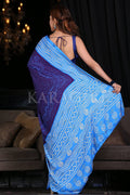 Digital Print Saree Grape Purple Digital Print Saree saree online