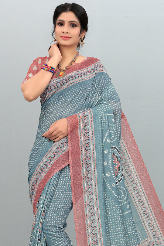 digital print saree