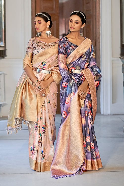 silk saree blouse design