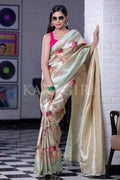 Digital Print Saree Lime Green Digital Print Saree saree online