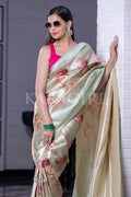 Digital Print Saree Lime Green Digital Print Saree saree online