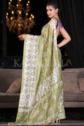 Digital Print Saree Lime Green Digital Printed Saree saree online