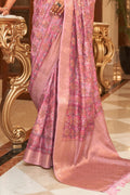 Digital Print Saree Mauve Pink Digital Printed Saree saree online
