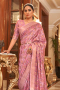 Digital Print Saree Mauve Pink Digital Printed Saree saree online