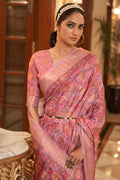 Digital Print Saree Mauve Pink Digital Printed Saree saree online