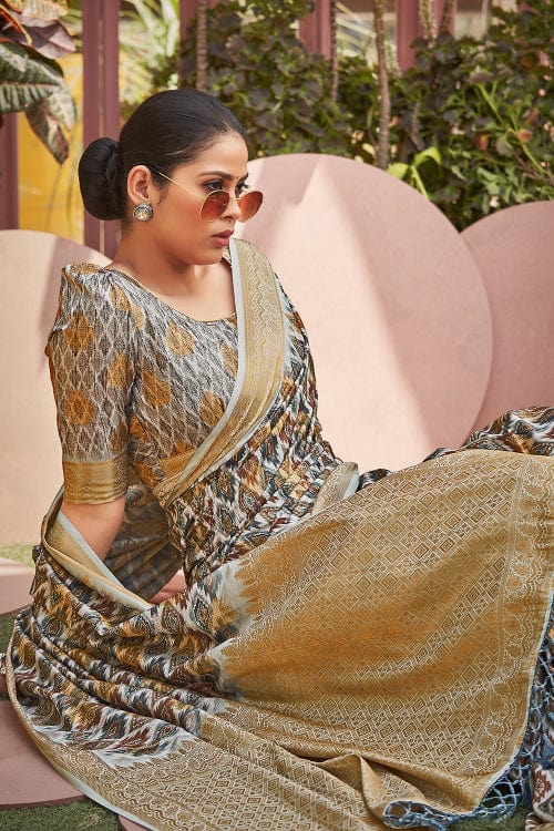 digital print sarees