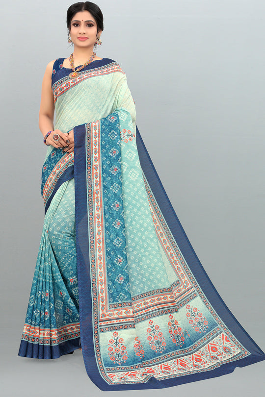 digital print saree