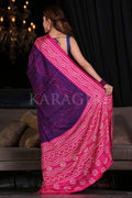 Digital Print Saree Navy Blue Digital Print Saree saree online