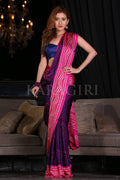 Digital Print Saree Navy Blue Digital Print Saree saree online