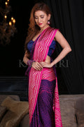 Digital Print Saree Navy Blue Digital Print Saree saree online