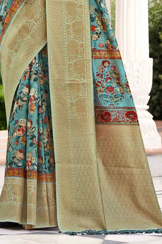 digital print sarees