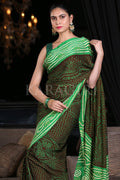 Digital Print Saree Penny Brown Digital Print Saree saree online
