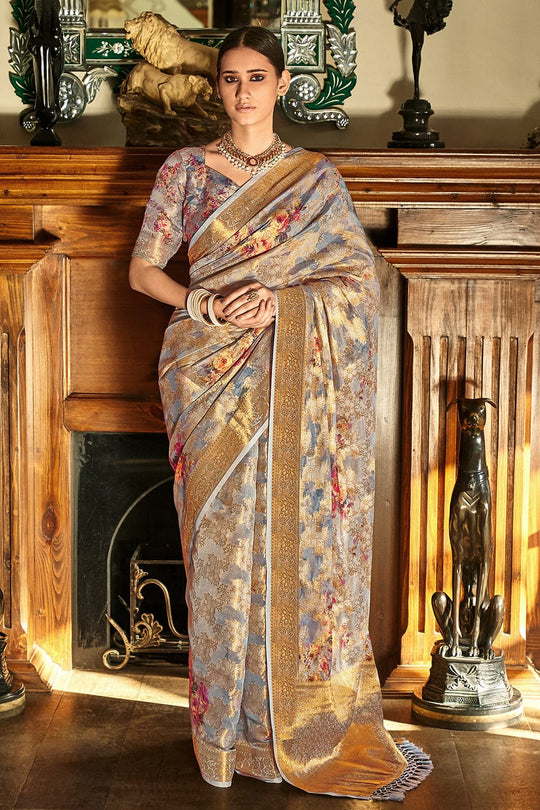 digital print saree