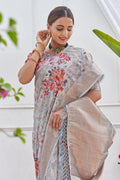 digital printed sarees