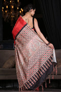 Digital Print Saree Rose Red Digital Print Saree saree online