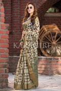 Digital Print Saree Sheen Green Digital Print Saree saree online