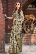 Digital Print Saree Sheen Green Digital Print Saree saree online