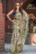 Digital Print Saree Sheen Green Digital Print Saree saree online