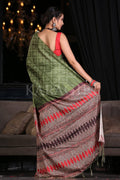 Digital Print Saree Spring Green Digital Print Saree saree online