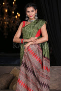 Digital Print Saree Spring Green Digital Print Saree saree online