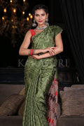 Digital Print Saree Spring Green Digital Print Saree saree online