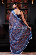 digital print floral saree