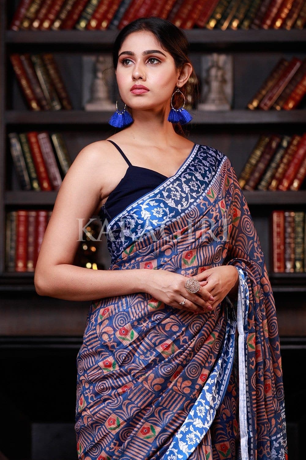 Demanding Multi Color Designer Organza Digital Printed Function Wear Saree  Blouse - Asistha.com