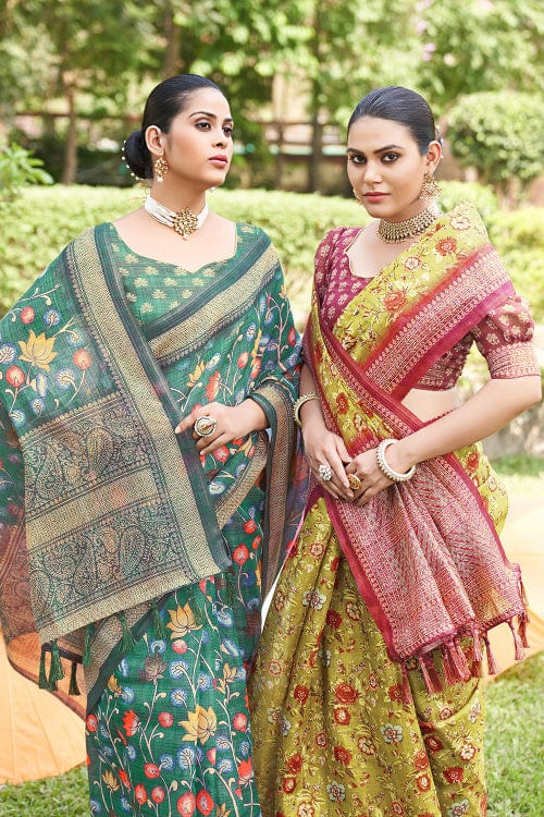 digital print sarees