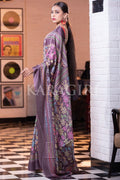 Digital Print Saree Violet Kantha Digital Print Saree saree online