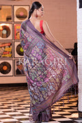 Digital Print Saree Violet Kantha Digital Print Saree saree online