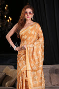 Digital Print Saree Vivid Yellow Digital Printed Saree saree online