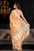 Digital Print Saree Vivid Yellow Digital Printed Saree saree online